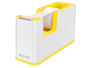 PODAJNIK DO TAŚMY LEITZ WOW BIAŁO-ŻÓŁTY