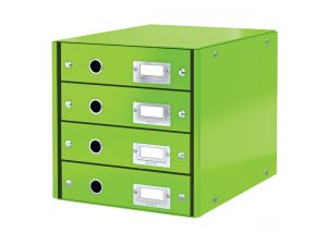 POJEMNIK LEITZ C&S 4 SZUFLADY ZIELONY