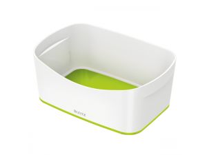 POJEMNIK LEITZ MYBOX BEZ POKRYWY BIAŁO-ZIELONY