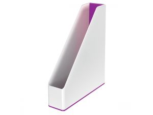 POJEMNIK NA CZASOPISMA LEITZ WOW BIAŁO-FIOLETOWY