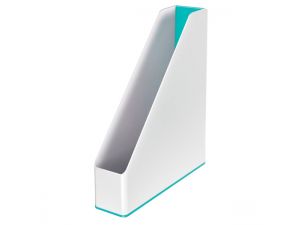 POJEMNIK NA CZASOPISMA LEITZ WOW BIAŁO-TURKUSOWY