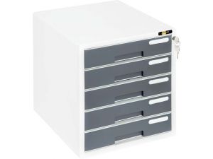 POJEMNIK YELLOW ONE 5 SZUFLAD YL-SP05 SZARY