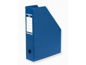 POJEMNIK NA CZASOPISMA ELBA PVC 70MM GRANATOWY