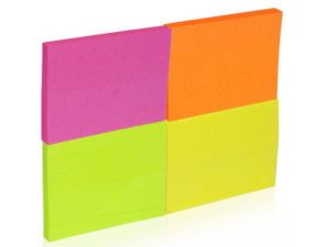 NOTES SAMOPRZYLEPNY DONAU 38X51MM 4X50 KARTECZEK NEONOWYCH 40x50