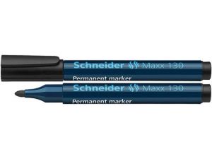 MARKER PERMANENTNY SCHNEIDER MAXX 130 CZARNY OKRĄGŁA KOŃCÓWKA