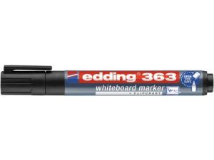 MARKER SUCHOŚCIERALNY EDDING 363 CZARNY ŚCIĘTA KOŃCÓWKA