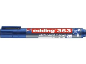 MARKER SUCHOŚCIERALNY EDDING 363 NIEBIESKI ŚCIĘTA KOŃCÓWKA
