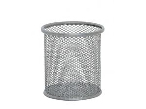 POJEMNIK NA DŁUGOPISY Q-CONNECT SREBRNY KF00846