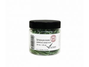 SPINACZE BIUROWE VICTORY OFFICE 28MM 150 SZT. OKRĄGŁE PASTELOWE SELEDYNOWE SŁOIK MAŁY