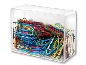 SPINACZE BIUROWE VICTORY OFFICE 50MM 250 SZT. OKRĄGŁE MIX KOLORÓW POJEMNIK PLASTIKOWY