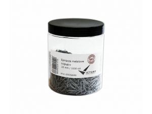 SPINACZE BIUROWE VICTORY OFFICE 22MM 1000 SZT. TRÓJKĄTNE SŁOIK DUŻY