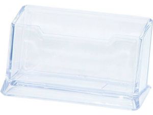 STOJAK NA WIZYTÓWKI 110X45X55MM DONAU PRZEZROCZYSTY