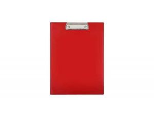 DESKA Z KLIPEM BIURFOL A4 CZERWONA KH-01-04