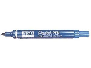MARKER PERMANENTNY PENTEL N50 CIEMNONIEBIESKI OKRĄGŁA KOŃCÓWKA
