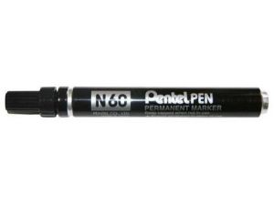 MARKER PERMANENTNY PENTEL N60 CZARNY ŚCIĘTA KOŃCÓWKA