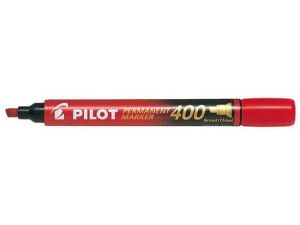 MARKER PERMANENTNY PILOT SCA-400 ŚCIĘTA KOŃCÓWKA CZERWONY