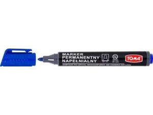 MARKER PERMANENTNY TOMA 222 NIEBIESKI OKRĄGŁA KOŃCÓWKA