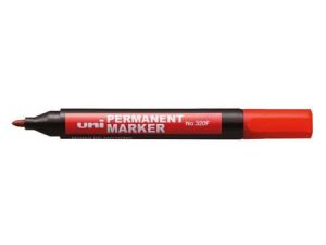 MARKER PERMANENTNY UNI 320 CZERWONY OKRĄGŁA KOŃCÓWKA