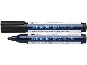 MARKER SUCHOŚCIERALNY SCHNEIDER MAXX 290 CZARNY OKRĄGŁA KOŃCÓWKA