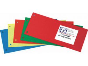 PRZEKŁADKI KARTONOWE ART-PAP 1/3 A4 POMARAŃCZOWE