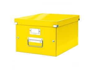 PUDŁO UNIWERSALNE LEITZ CLICK&STORE WOW ŚREDNIE ŻÓŁTE