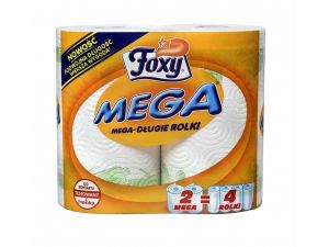 RĘCZNIK KUCHENNY BIAŁY FOXY MEGA 2SZT.
