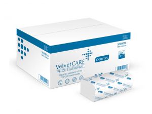 RĘCZNIK ZZ VELVET CARE V-FOLD BIAŁY CELULOZA PROFESSIONAL
