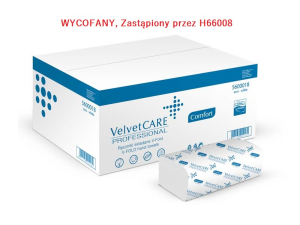 RĘCZNIK ZZ VELVET CARE V-FOLD ECO-WHITE MAKULATURA BIELONA PROFESSIONAL