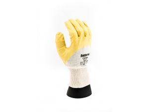 RĘKAWICE OCHRONNE POWLEKANE NITRYLEM - M 12 PAR SAFETY CITRINEX 8