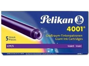 NABOJE ATRAMENTOWE PELIKAN GTP/5 FIOLETOWE DŁUGIE