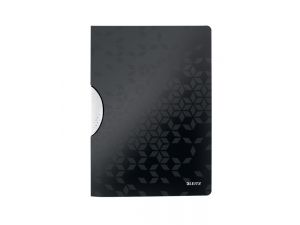 SKOROSZYT PLASTIKOWY LEITZ WOW A4 Z KLIPEM CZARNY