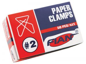 SPINACZE BIUROWE KRZYŻOWE 41MM 50SZT. FIAN