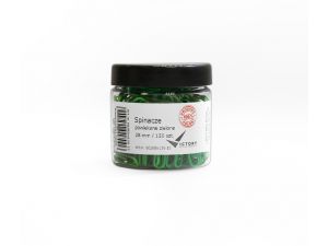 SPINACZE BIUROWE VICTORY OFFICE 28MM 150 SZT. OKRĄGŁE POWLEKANE ZIELONE SŁOIK MAŁY