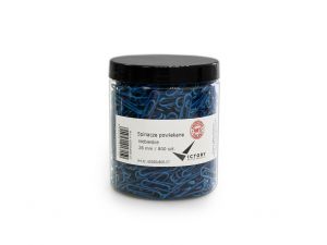 SPINACZE BIUROWE VICTORY OFFICE 28MM 800 SZT. OKRĄGŁE POWLEKANE NIEBIESKIE SŁOIK DUŻY