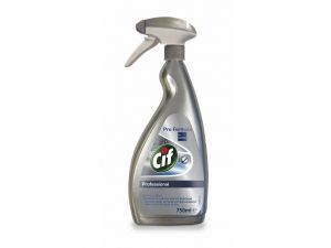 SPRAY CIF DO MYCIA STALI 750 ML STAINLESS STEEL PRO FORMULA