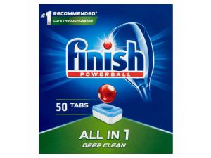 TABLETKI DO ZMYWARKI FINISH 50SZT. ALL IN ONE POWERBALL REGULAR