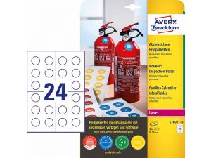 TABLICZKA INSPEKCYJNA AVERY ZWECKFORM NOPEEL L7802-10