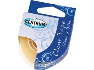 TAŚMA KLEJĄCA 19X33 CENTRUM PRZEZROCZYSTA 80153
