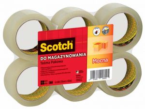 TAŚMA PAKOWA SCOTCH 309 50X66 MOCNA PRZEZROCZYSTA