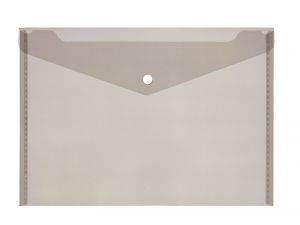 TECZKA KOPERTOWA CENTRUM A4 ZATRZASK 0,14MM PP PRZEZROCZYSTA SZARA
