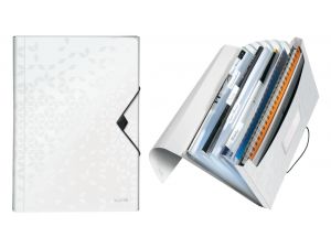 TECZKA SEGREGUJĄCA LEITZ WOW BIAŁA 6 PRZEGRÓDEK