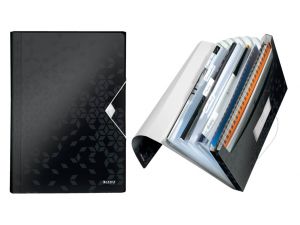 TECZKA SEGREGUJĄCA LEITZ WOW CZARNA 6 PRZEGRÓDEK