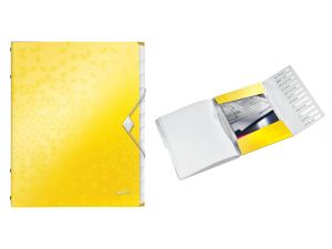 TECZKA SEGREGUJĄCA LEITZ WOW ŻÓŁTA 12 PRZEGRÓDEK