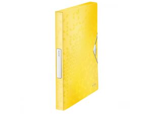 TECZKA Z GUMKĄ LEITZ WOW 30MM ŻÓŁTA PP