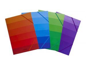 TECZKA Z GUMKĄ TOP-2000 OMBRE KOLOR MIX KARTONOWA 10 SZT.