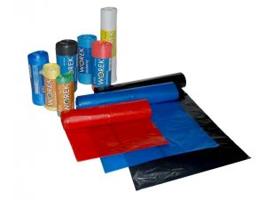 WORKI NA ŚMIECI 35L HD CIENKIE 50 SZT. NIEBIESKIE