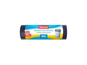 WORKI NA ŚMIECI MOCNE 60L IKA MASTER, OPAK.10SZT.