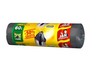 WORKI NA ŚMIECI 60L JAN NIEZBĘDNY HD 10 SZT. +5 GRATIS