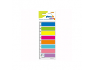 ZAKŁADKA INDEKS.STICK N 8 KOL. NEON.+LIN ZAKŁADKI INDEKSUJĄCE