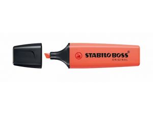 ZAKREŚLACZ STABILO BOSS PASTELOWY CZERWONY 70/140